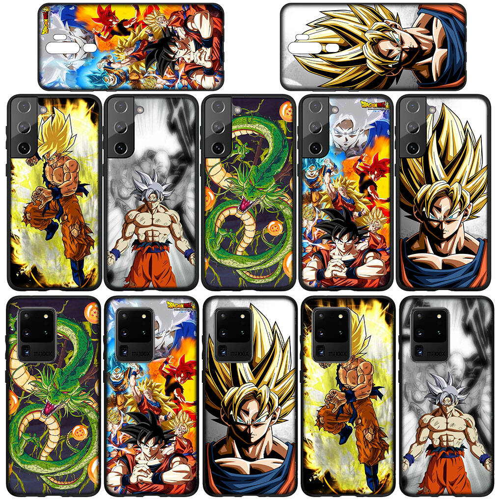for Samsung Galaxy S25 S24 S23 S22 Ultra FE Plus A17 A37 A57 A56 A55 A06 A16 A15 A36 A26 A35 A05 A25 A54 A34 Phone Case Comics Dragon Ball Goku Cover