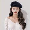 Retro Plain Cap Warm Felt Berets Fashion Winter Wool Berets Hat  Lady