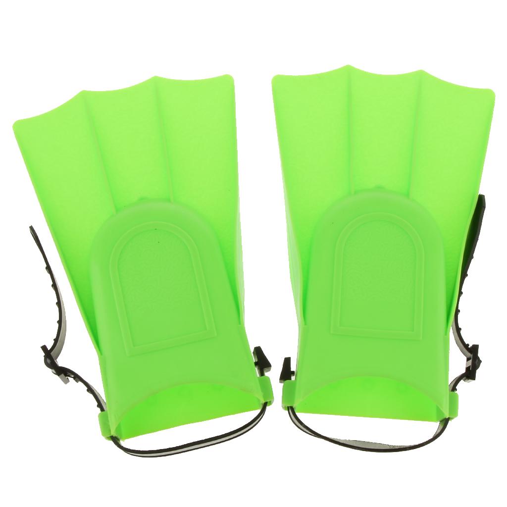 Rubber Swim Training Flippers for Men, Women , Short Swimming