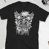 Y2K Rock Style Skeleton Gothic T-shirt Men's T-shirt Summer New Casual Unisex T-shirt