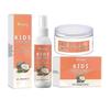 Conjunto de Cuidados para Cabelos Cacheados Infantis Shea Moisture - Creme de Manteiga Modeladora Coco & Hibisco + Spray Desembaraçante Extra-Hidratante para Crianças com Cabelos Ondulados, Grossos e com Frizz
