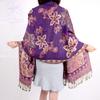 Paisley Pashmina Shawl Scarf Women Jacquard Cashew Printed Scarves Double-side Flowers Borders Female Tassel Blanket Wraps