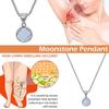 Slimming And Weight Loss Necklace Pendant Charm White Chalcedony Women Wedding