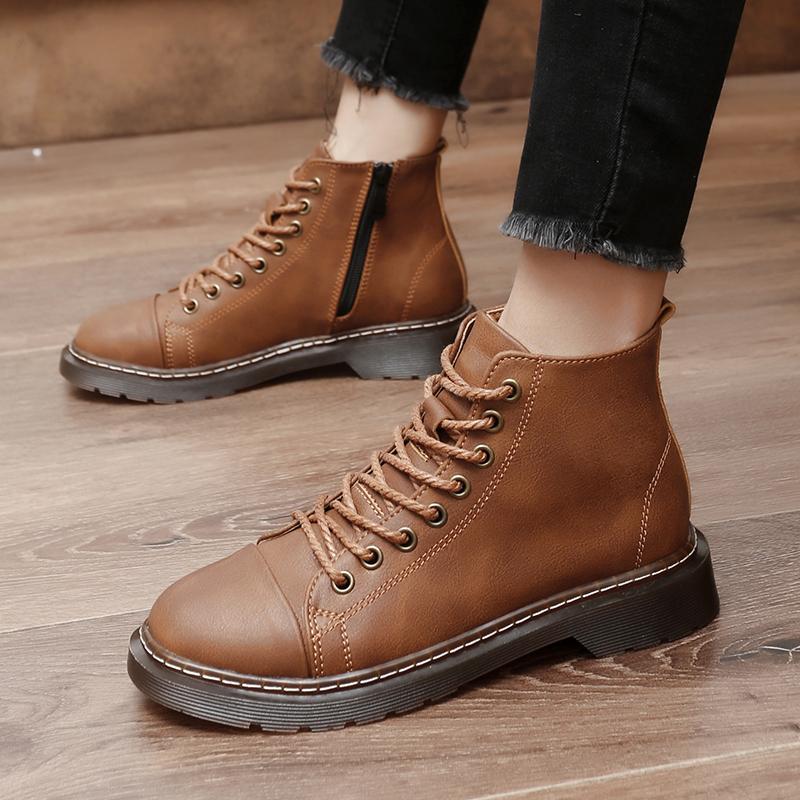 Echtes Leder Herren Stiefel Herbst Winter Stiefeletten für Herren Schuhe