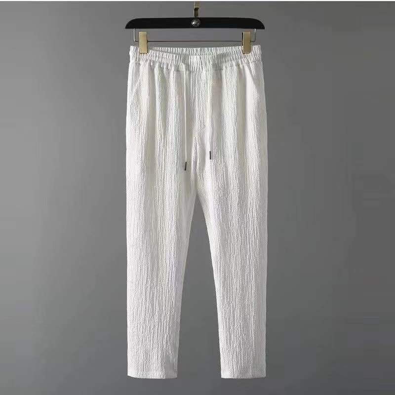 (Shirt+Trousers) 2024 Summer Men Fashion Classic Shirt Men Business Casual Shirts Men A Set of Clothes Size M-4XL