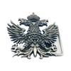 Double-Headed Eagle Leather Belt Buckle for Men & Women - Retro Style