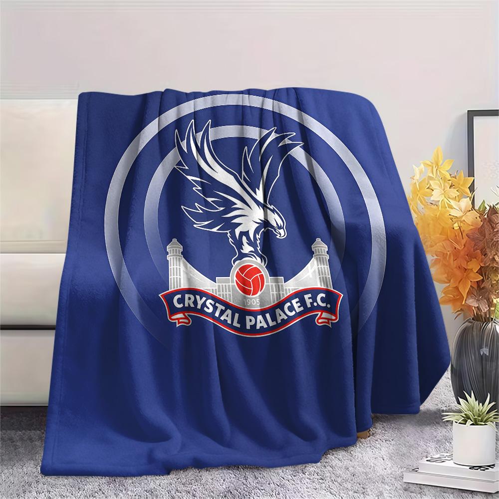Couverture Flannelle Crystal Palace F.C, Haute qualité Confortable pour Toutes les Saisons, Décoration d'Intérieur, Chaleur et Confort