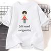 Mii Need A Cigarette Retro T Shirt WOMEN Unisex Funny Weird Offensive Humor Tshirt Loose Design Lovers Casual Short Sleeved Tshirt