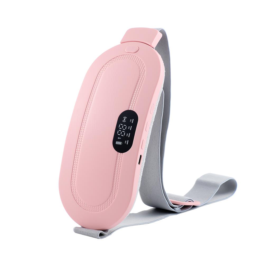 Uterine Abdominal Warming Belt PI Metal Heating Far-Infrared 3-Second Warmth 3 Temper & 4 Vibration Levels Menstrual Relief