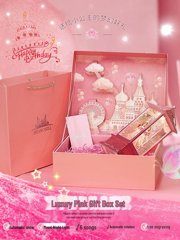 Rotating Crystal Ball Music Box - Ballet Princess Gift for Little Girls' Birthdays