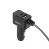 For Starlink Mini 3-in-1 Cable Car Charger Cable USB C/USB A Ports DC Power Cable 12V-24V Cigarette Lighter Adapter