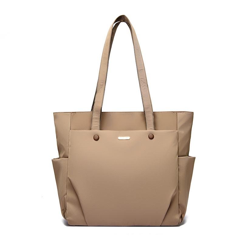 

Модная женская сумка через плечо для поездок на работу, сумка для компьютера большой вместимости, повседневная сумка-тоут, женская сумка хаки