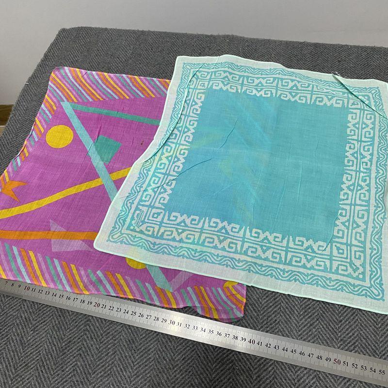 

Оригинальный винтажный древний квадратный платок в японском стиле, чистый хлопок, влаговпитывающий платок, женский летний ретро-арт, платок с цветочным принтом, головной платок 5190(Article 495.00G)