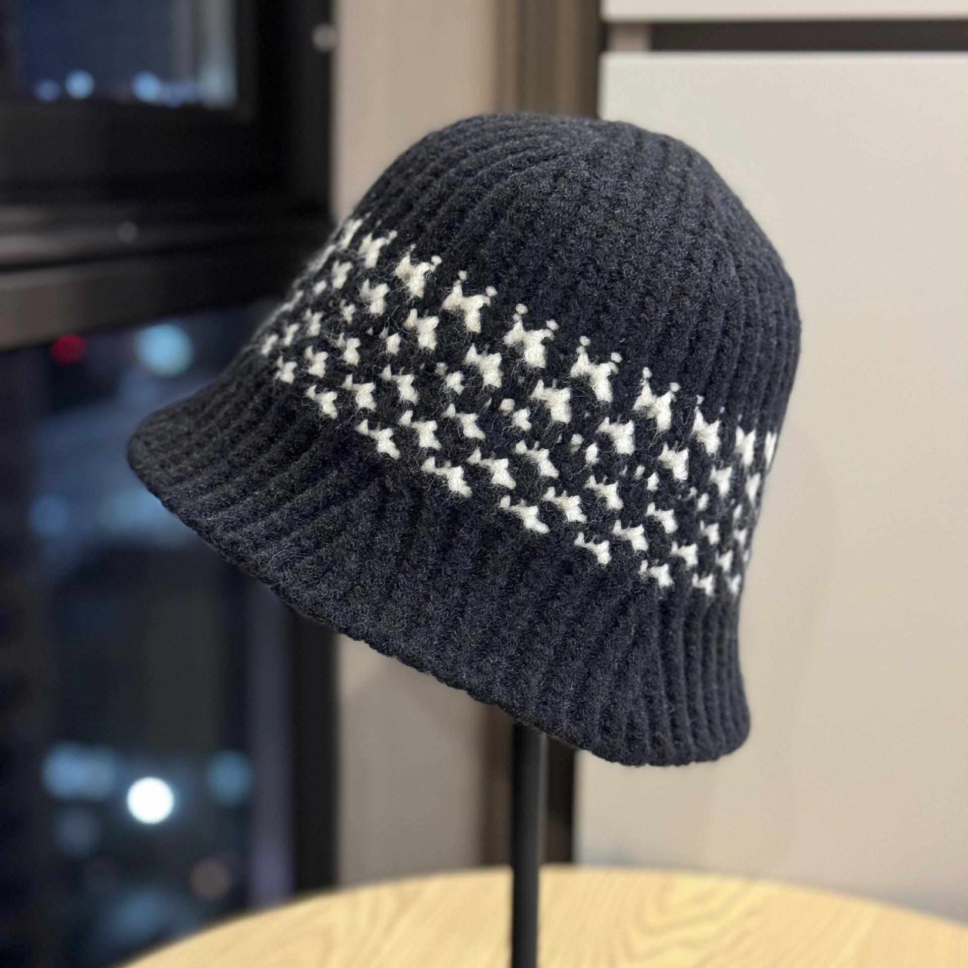 

Korean-style solid color knitted hollow fisherman hat for women, new breathable sun protection hat for spring and summer Adult54-60Average Size чёрный