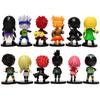Latest 12pcs/kit Animation Figure Naruto Shippuden Hinata Sasuke Itachi Kakashi Gaara Action Figure Q Version POLYVINYL CHLORIDE Figures Playthings