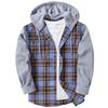 Men's Casual V-neck Knitted Fitted Shirt Jacket