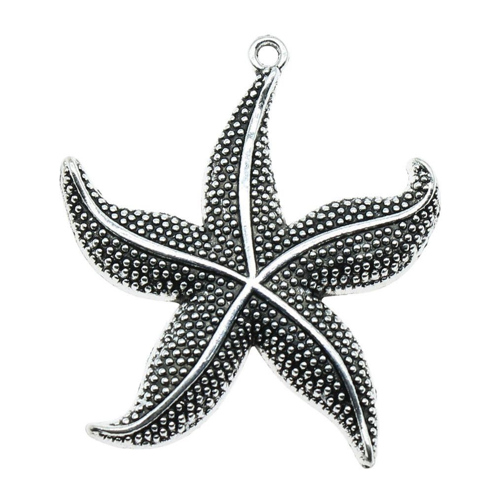 Starfish Charms Multi Color Metal Pendants For Beach Themed DIY Jewelry Accessories