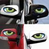 1/2Pcs Car Stickers 3D Stereo Reflective Cat Eyes Car Sticker Creative Rearview Mirror Sticker Decals Universal Eyes Stickers