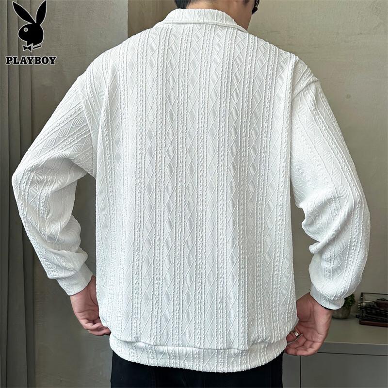 Playboy Men's Long-Sleeve Casual Sweatshirt