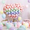 10" Round Macaron Balloons - Thickened Latex Decor for Weddings & Kids' Birthdays