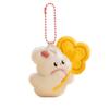 Soft Cute Plush Hanging Decoration Versatile Rabbit Keychain  Mid-Autumn Festival