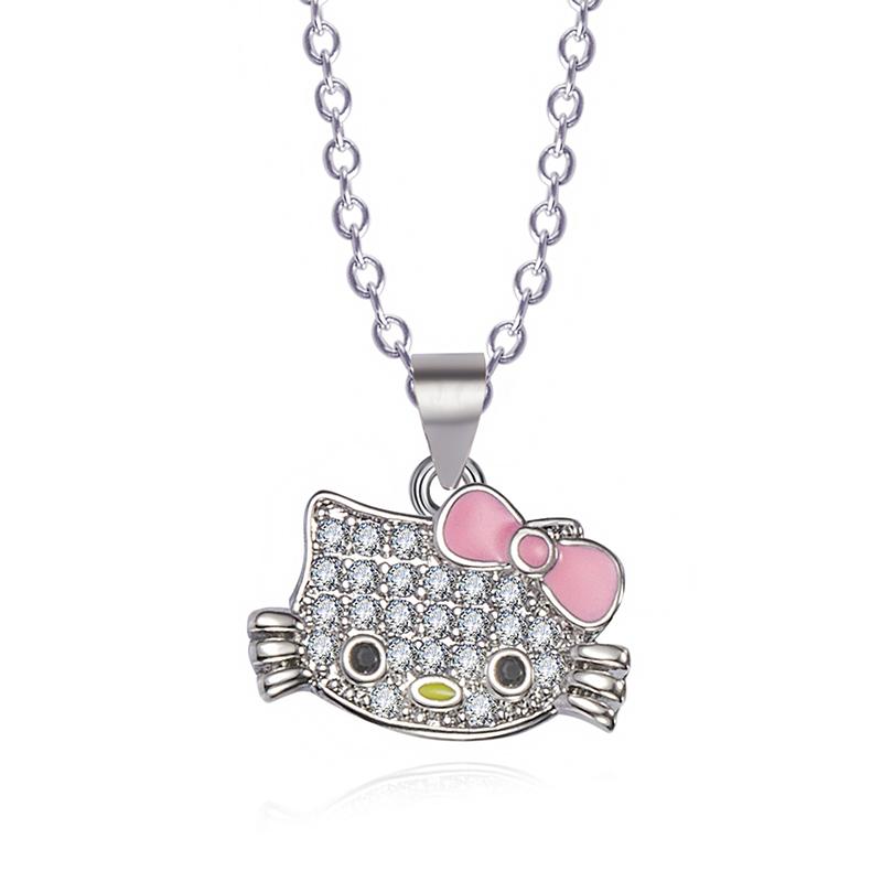 

1Pc/Pair Kawaii Anime Cartoon Series Necklace Earrings Ring For Woman Girls Cute Creative Cat Jewelry Accessories