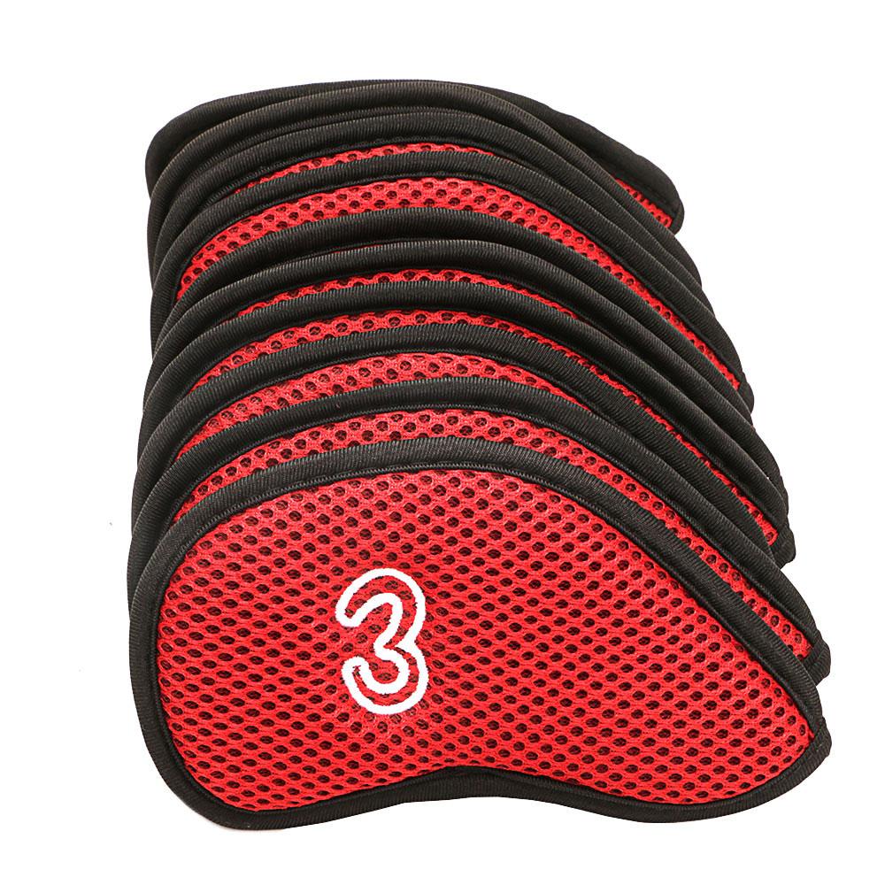 3,4,5,6,7,8,9,P,S,A Golf Iron Covers Set Golf Club Cover Golf Putter Accessories Golf Headcovers