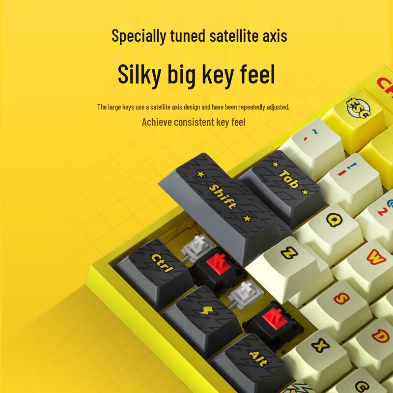 CHERRY MX 2.0S Wireless Pokémon Mechanical Keyboard - Red Switch