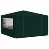 VidaXL Tente de Réception avec Parois Latérales Belvédère Tonnelle Pavillon Chapiteau Mariage Barbecue Voyage de Camping 4x4 48536