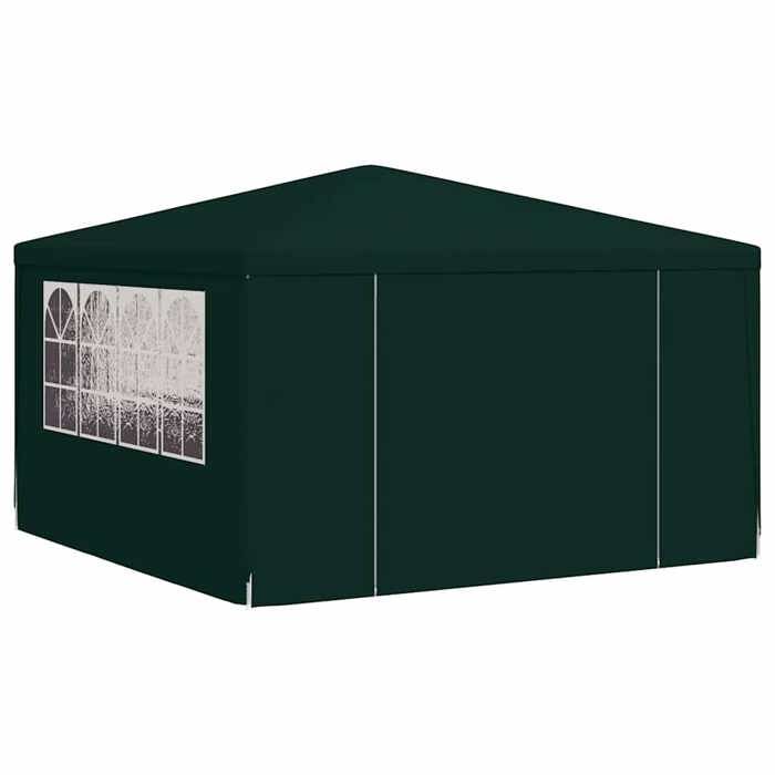 VidaXL Tente de Réception avec Parois Latérales Belvédère Tonnelle Pavillon Chapiteau Mariage Barbecue Voyage de Camping 4x4 48536