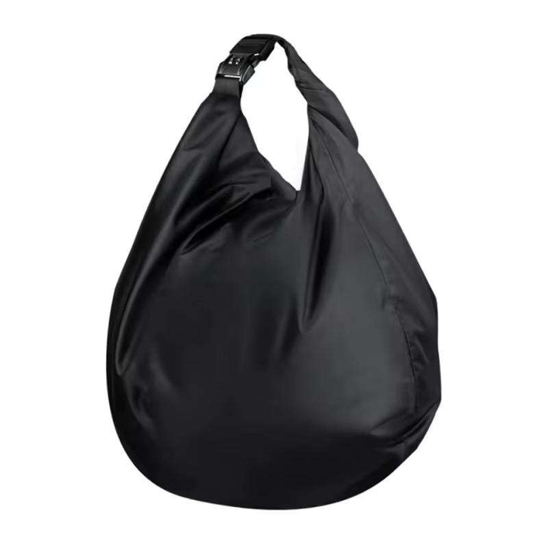 Motorcycle Helmet Bag Foldable Waterproof Helmet Storage Bag with Combination Lock 30L Large Capacity Oxford Fabric Helmet Bag чёрный