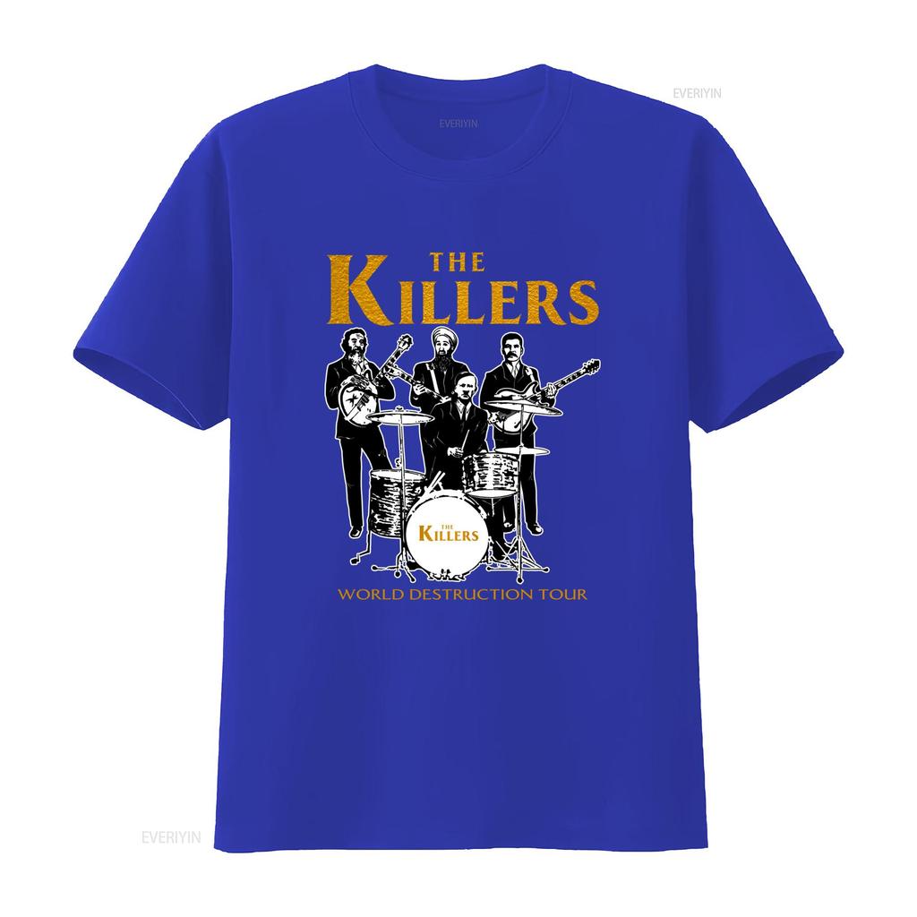 The Killers Band Alt Rock Tour Mondiale Distruzione Brandon Flowers Maglietta S 234XL SG417 vintage Lavata Casual streetwear