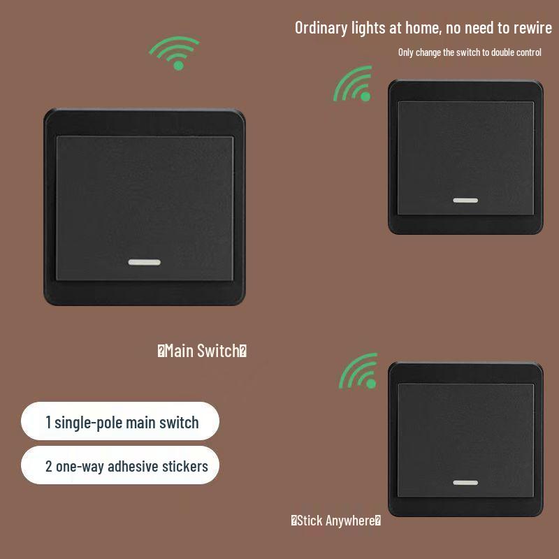 Wireless Smart Remote Master-Slave Light Switch 220V – Easy Installation