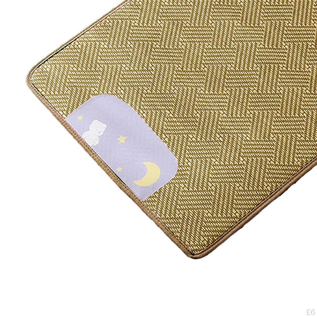 Dog Cooling Mat Cat Sleeping Rattan Reusable Thin Puppy Sleep Cushion Pet Cats Cool