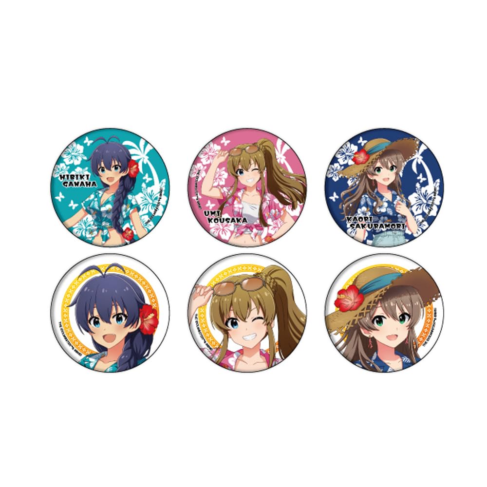 

THE iDOLMSTER MILLION LIVE 10 Хайсай версия. [Оригинальная иллюстрация] Полный набор значков (Коробка из 6 шт.)