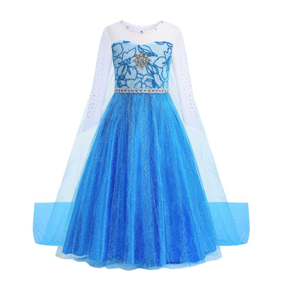 Frozen Elsa Princess Dress for Girls - One Piece