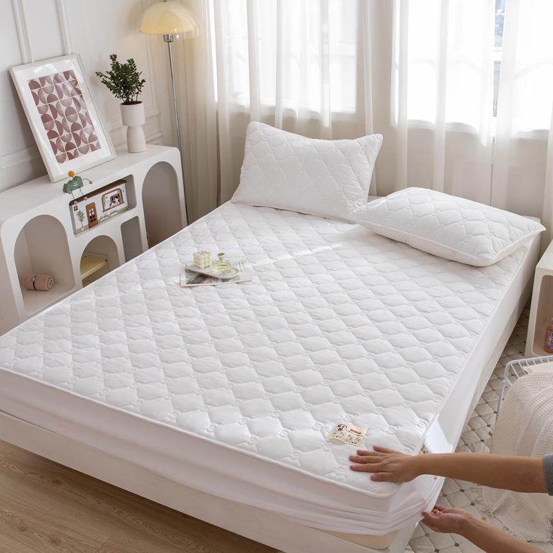 Maternal and Infant Grade Raw Cotton Padded Bed Sheet, Soybean Fiber Embroidered Mattress, and Mattress Cover with Simmons