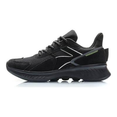 Li Ning Eazgo Schokabsorptie Balans Lage Top Sport Casual Schoenen Heren Sneakers Zwart AREP017-4