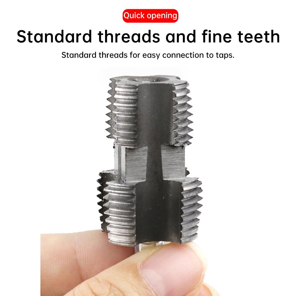 4 Points 6 Points PPR Water Pipe Internal Thread Opener For PVC Plastic Pipe Thread Tap Hand Electric Drills Hand Tools