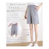 [Luxiwear] Women's Shorts, 100% Cotton [Comfort MAX, Leg Lengthening Effect, Daily Use] Shorts, Half-length, High Waist, Summer Shorts, Breathable,