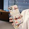 Cartoon Graffiti Phone Case For Huawei Honor Play5T Card slot Waterproof Fashion Design Durable Card bag Dirt-resistant