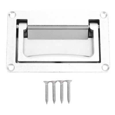 Recessed Hatch Pull Handles with Mounting Screw Zinc Alloy Boat Hatch Flush Pull Handle for Yacht RV Access Door