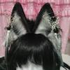 Animals Cat Ears Headband Lolita Furry Cosplay Headwear Cute Wolf Dog Hair Band  Student