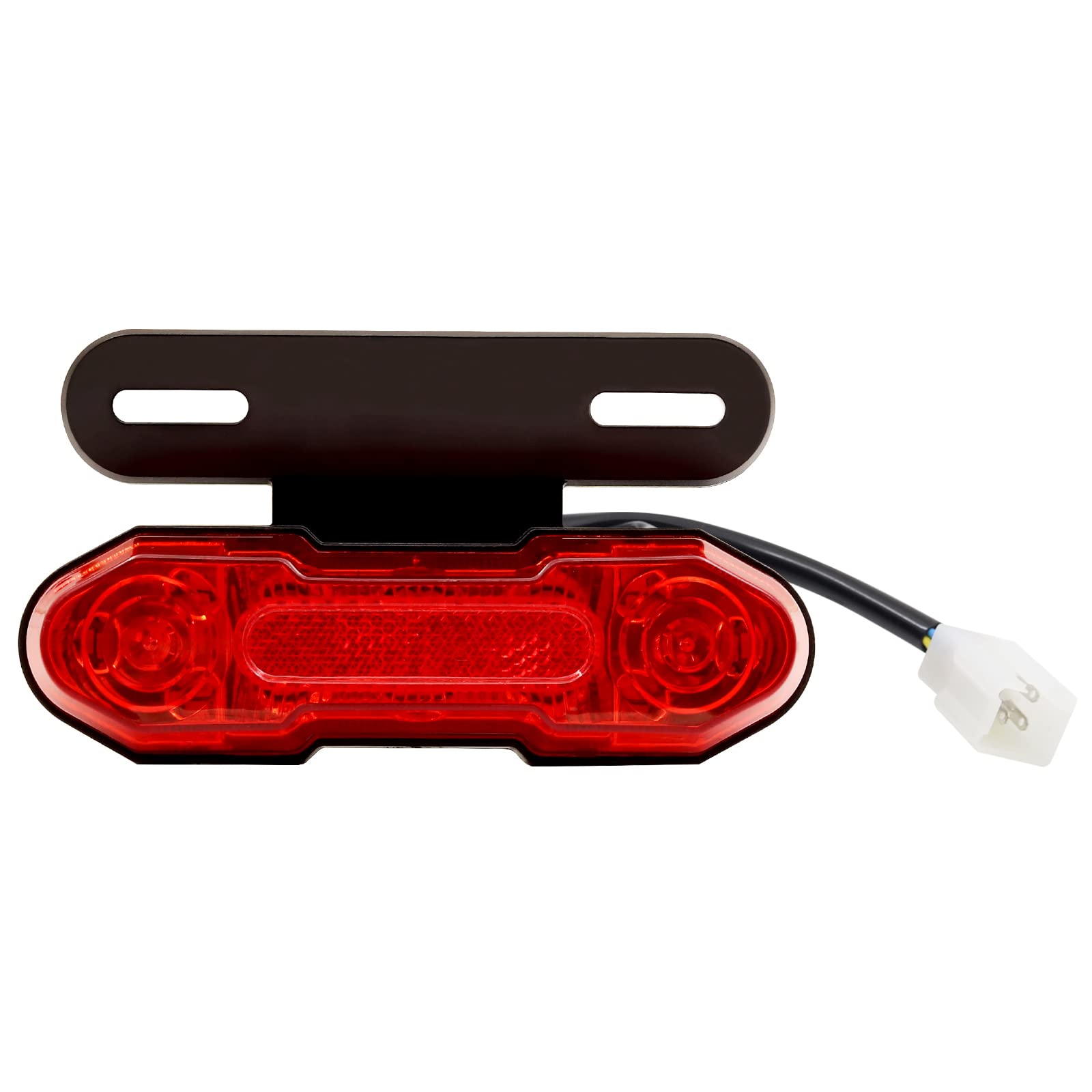 

Aoling Motorcycle Tail Lamp M5 Brake Position Lamp Turn Signal Reflector Integrated Function 14.2CM красный