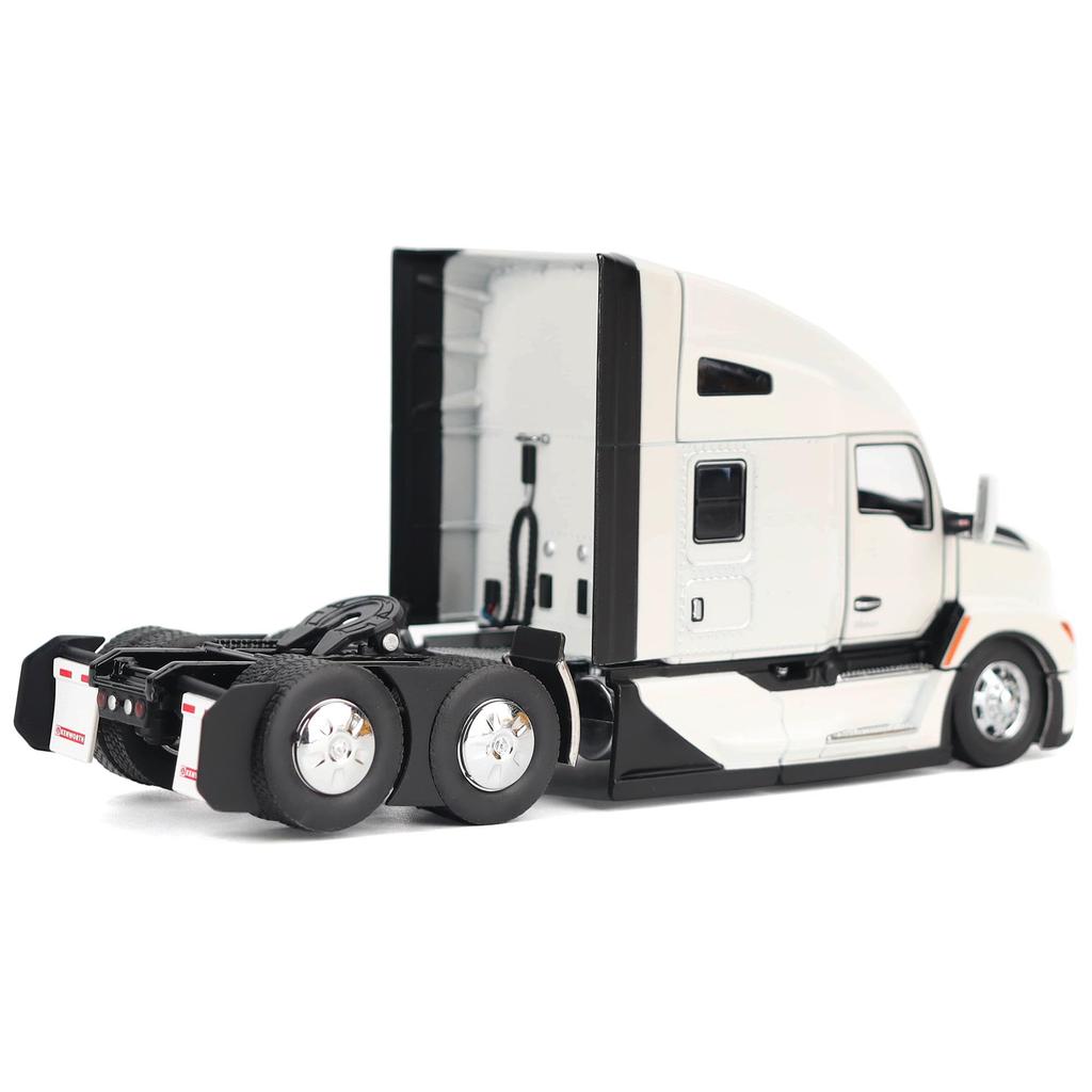 Diecast Masters Kenworth T680 Pearl White Scale Officially Licensed Diecast Model Model 71119 - 150 Semi-Track