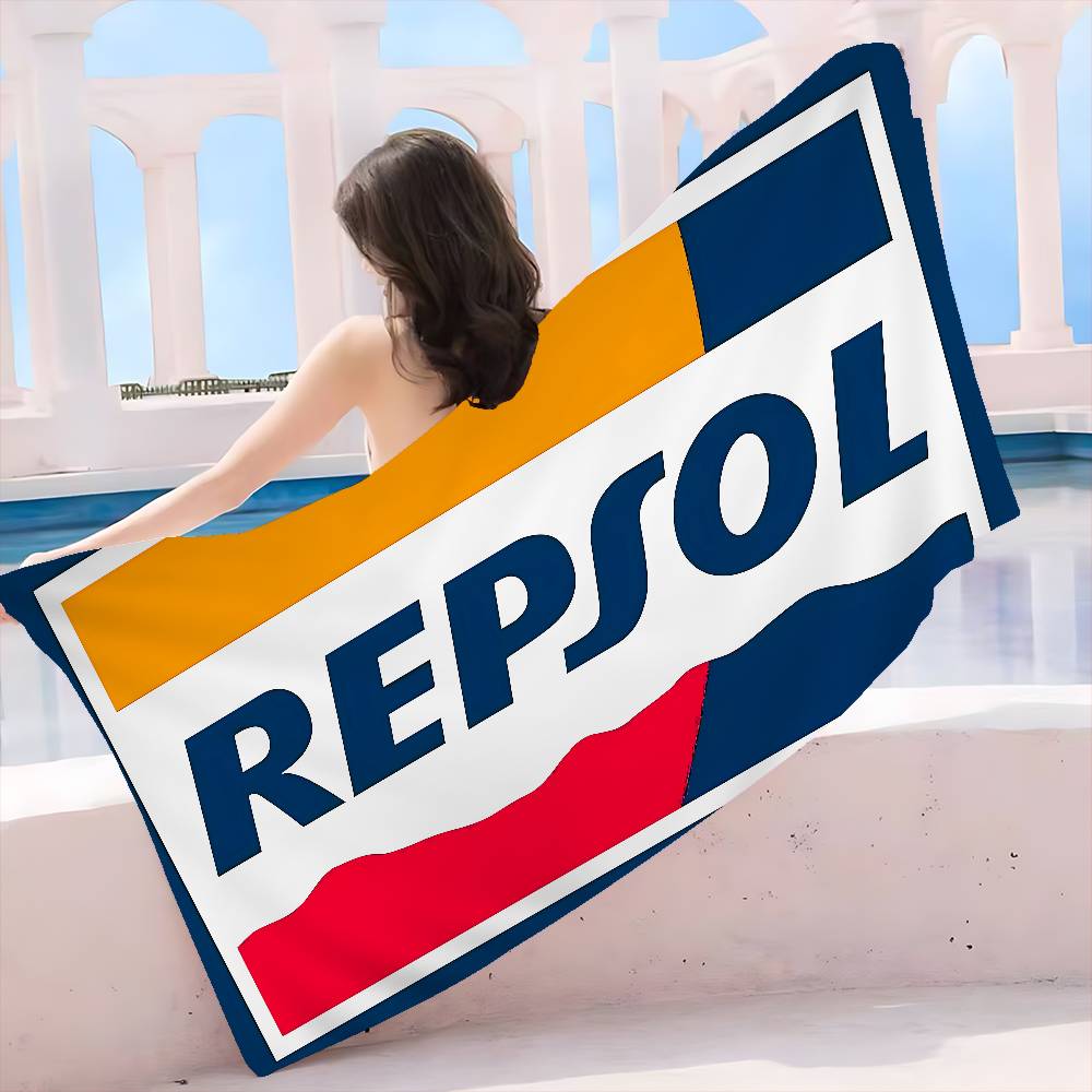 R-Repsols Microfiber Blanket Quick Drying Beach Towels Oversized Printing Super Absorbent Pool Towel Blanket
