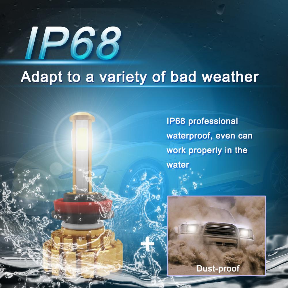 Car LED Headlight Kit H4 H7 9006 9005 H11 300W 6000K Bright Headlight Bulbs Lamp G7 30000LM XNC