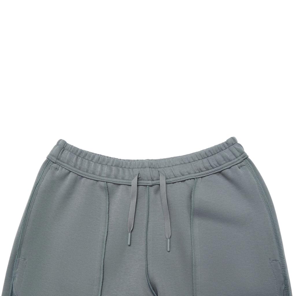 Li-Ning Comfortable Simple Lace-Up Straight Leg Casual Pants Men bottoms Shadow-Gray AKLU125-2