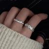 Irregular Texture Women's Open Adjustable Ring - Unique, Versatile, Fashionable Design for Index Finger.