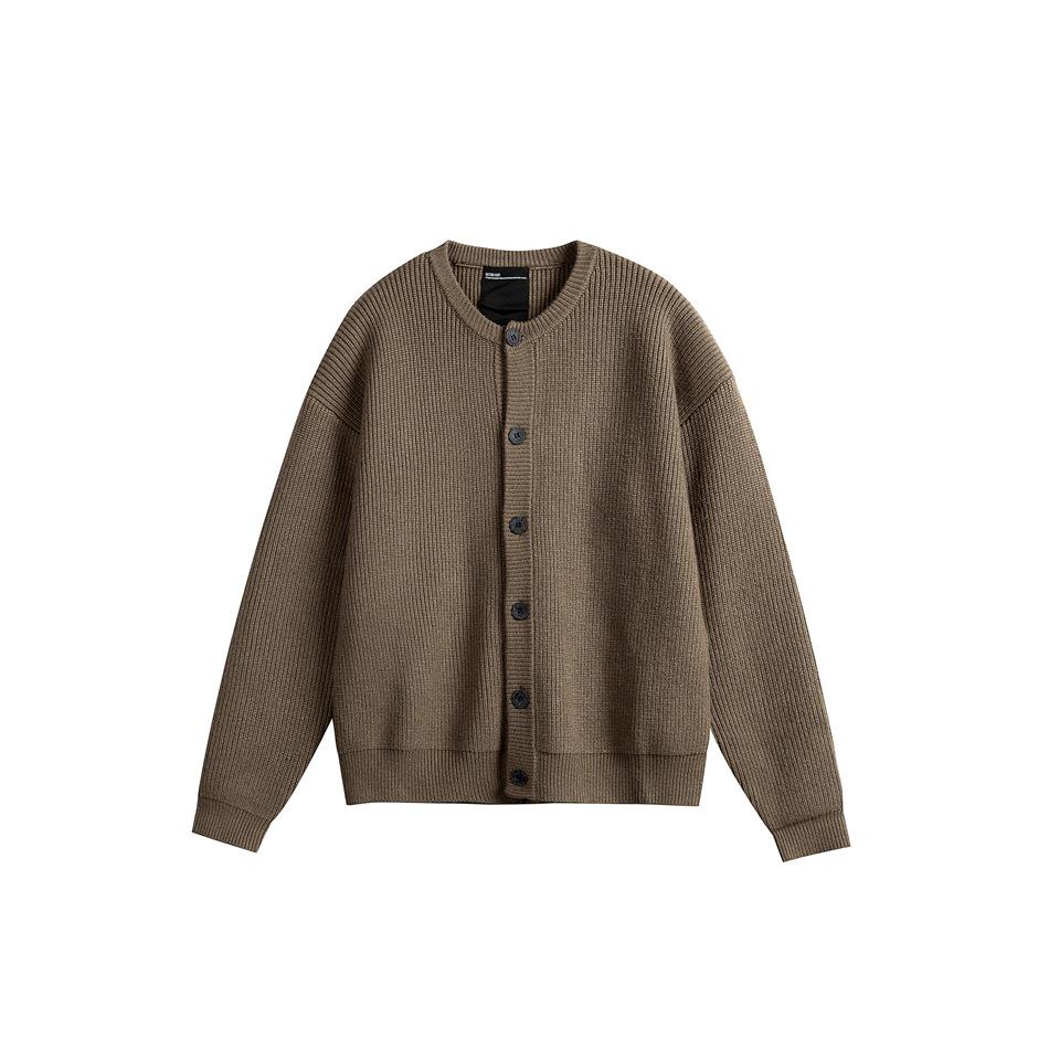 Мужской японский ретро вязаный кардиган-свитер NotBrand - Осенне-зимний стиль M95404 XXL